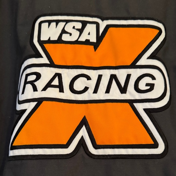 WSA Racing charcoal gray Short Sleeve Men's Shirt XL - Picture 2 of 8